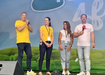 Management Team des Festival4Family bedankt sich bei den Partnern